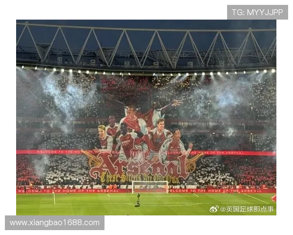 阿森纳球迷东看台打造震撼tifo